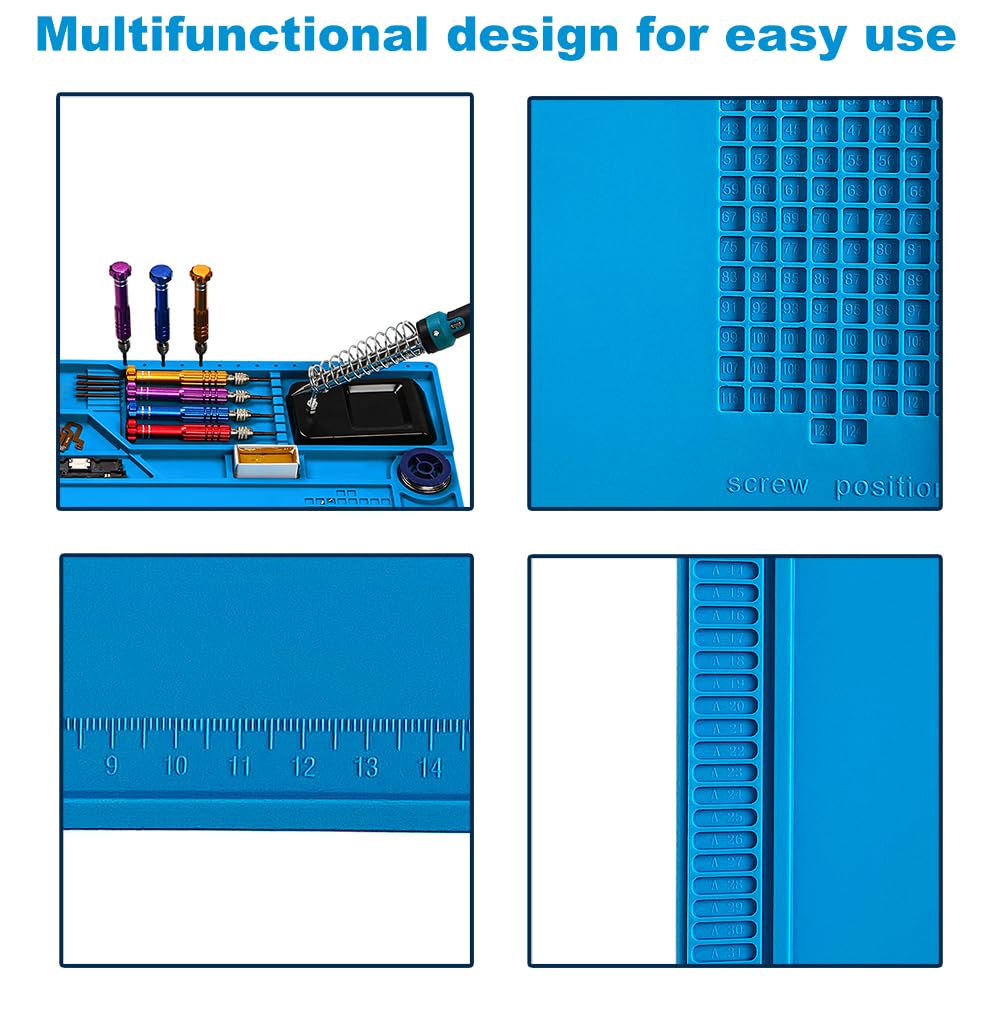 PAFOWO built-in scale ruler aids precise layout during assembly