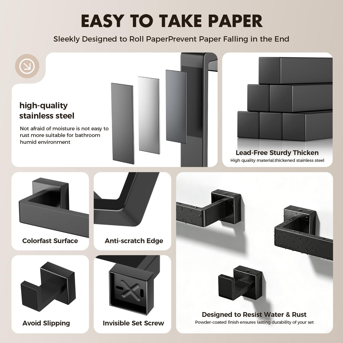 PAHSFS bathroom hardware kit packaging reveals complete contents