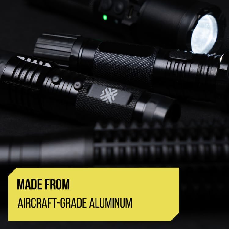 Pain Safari 2-in-1 stun gun flashlight compact pocket-size design.