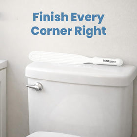 PAINT BEHIND ergonomic handle reduces hand strain in tight gaps.
