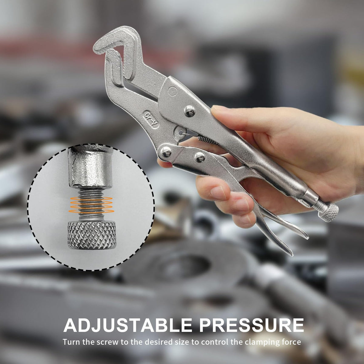 PAKJCKERM jaw capacity 6-32 mm in use on fasteners