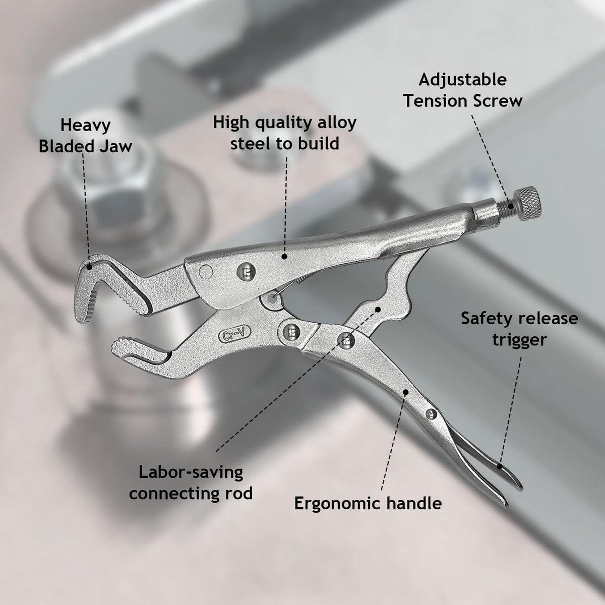 PAKJCKERM sway bar link removal tool closeup for quick extraction