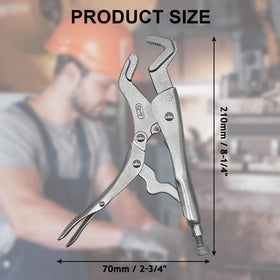 PAKJCKERM three-sided curved jaw detail for firm fastener grip