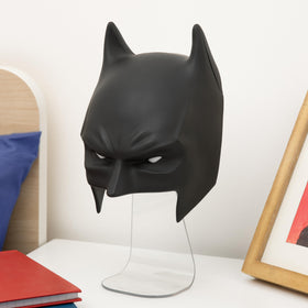 Paladone Batman Mask Light freestanding setup brightens desks and shelves with iconic style.