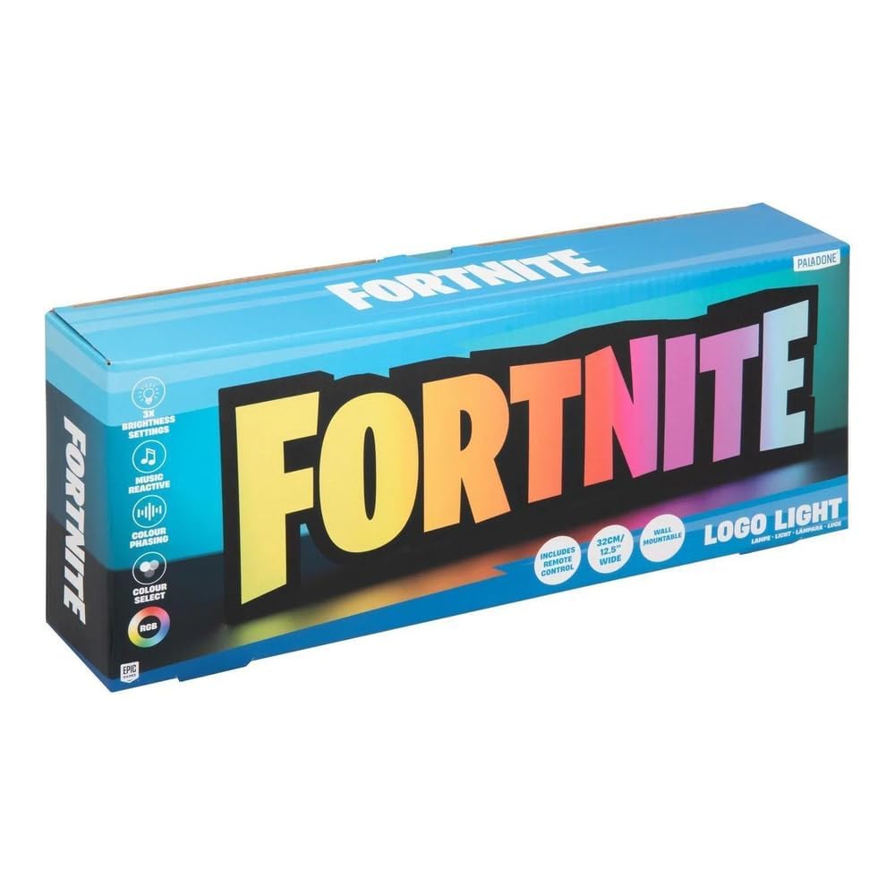 Paladone Fortnite RGB light music-reactive mode for tracks.