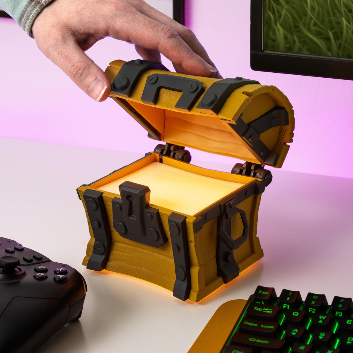 Paladone Fortnite Loot Chest Light officially licensed merch suitable for shelves.