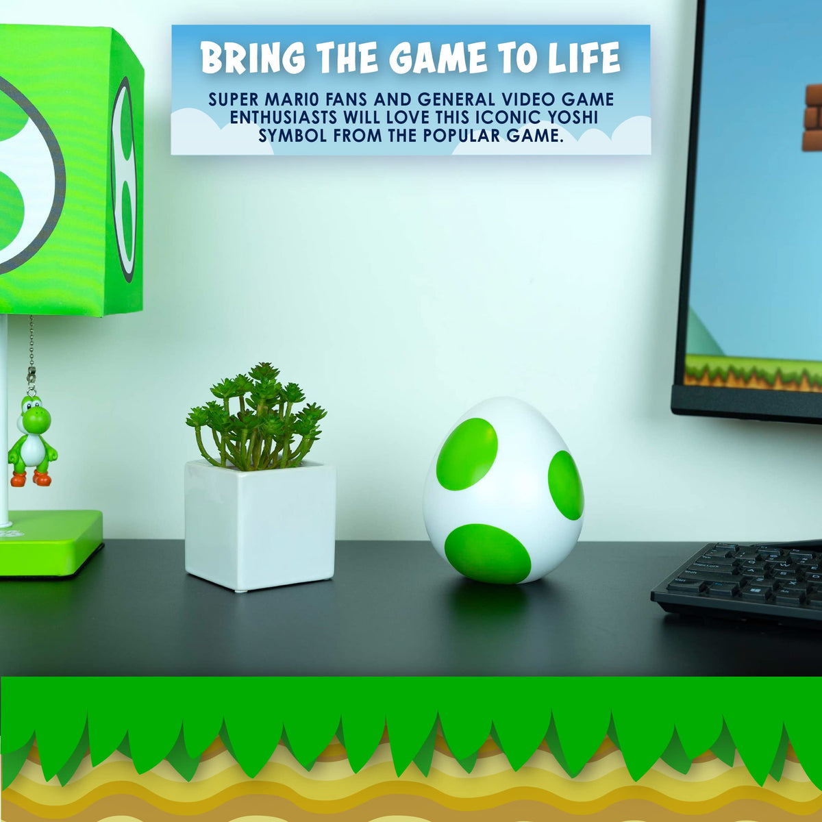 Gift for Super Mario fans, a stylish collectible.