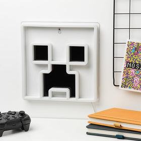 Paladone Creeper light emits bright green glow for immersive play.