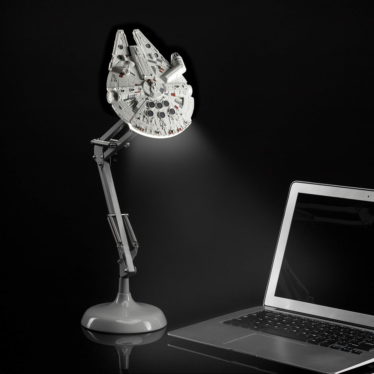Paladone Millennium Falcon desk display as a collectible decor piece