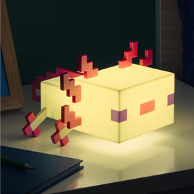 Axolotl light decor suitable for gamer desks and shelves.