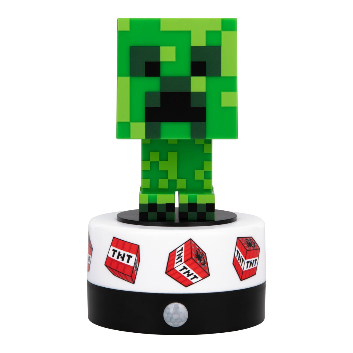 Paladone Minecraft Creeper motion sensor room guard activates alerts with playful sounds.