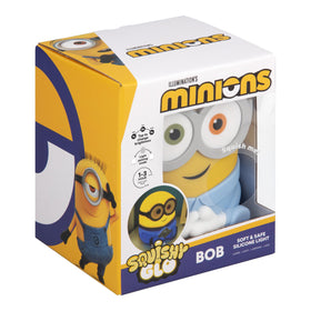 Close-up of Paladone Minions Bob SquishyGlo silicone texture for kids