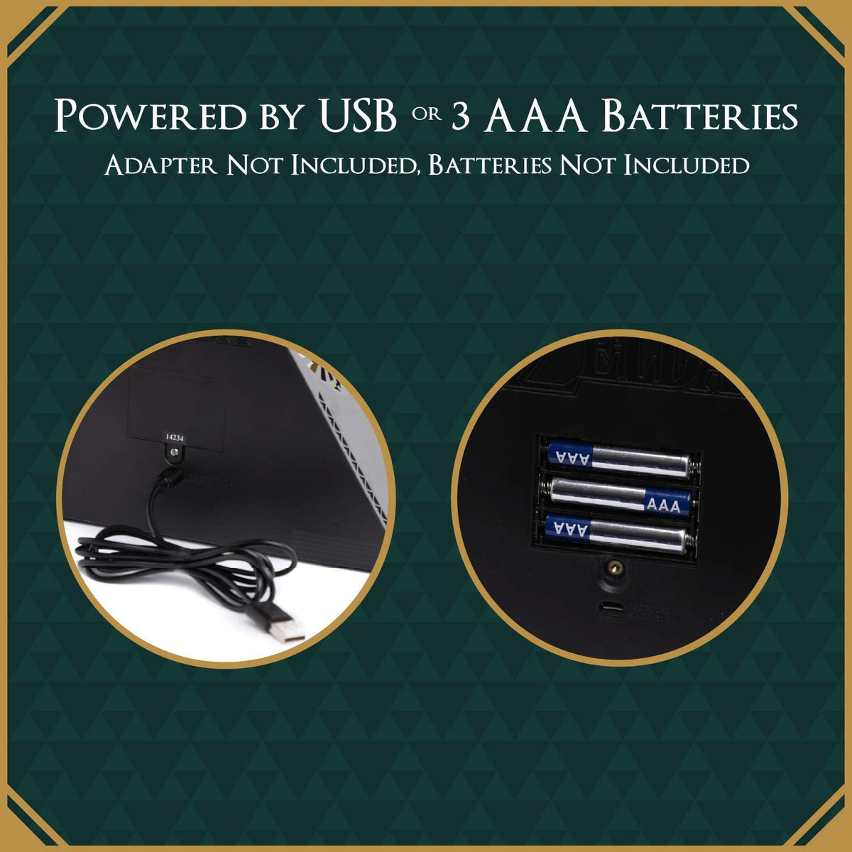Paladone Zelda Night Light powered by USB or batteries