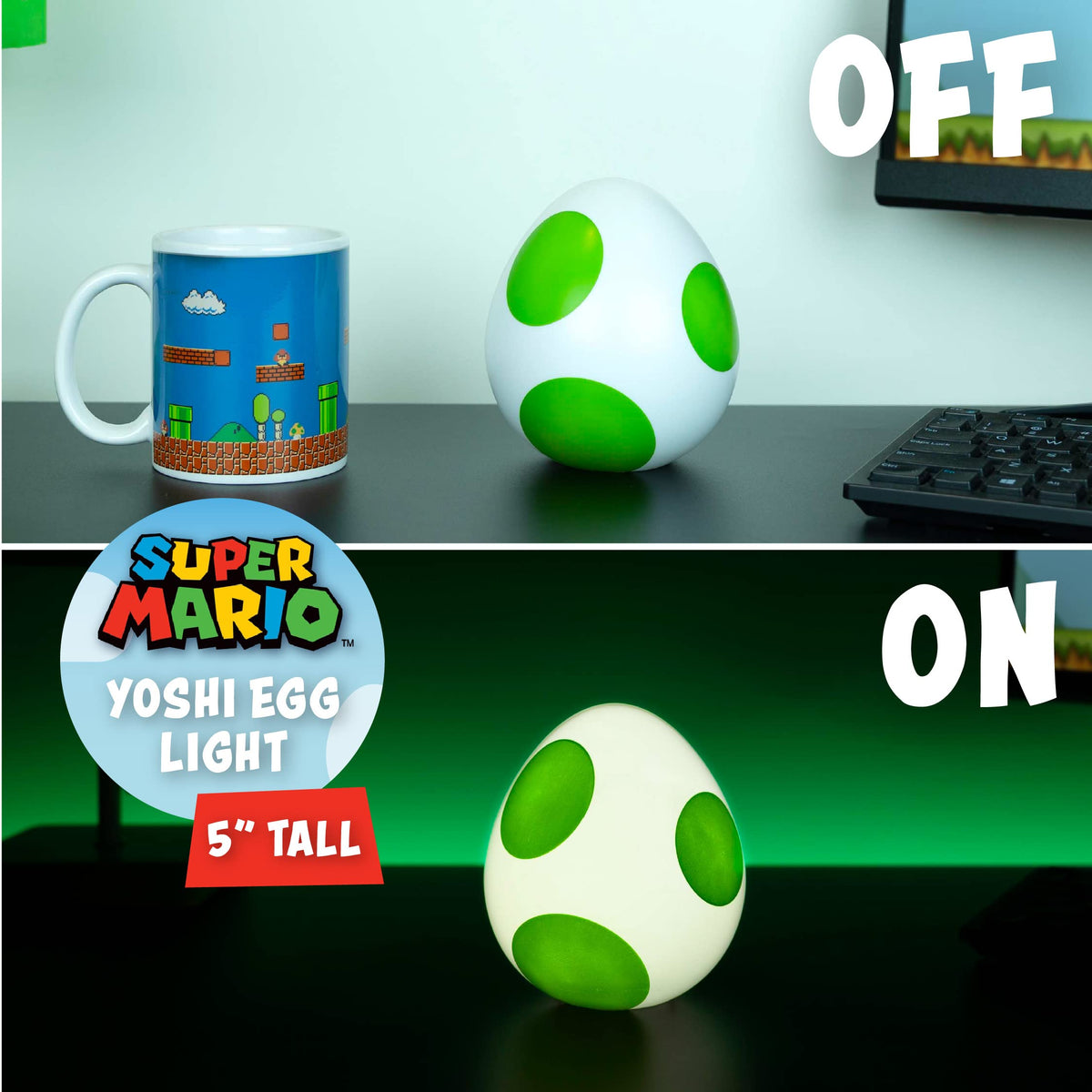 Official Nintendo merchandise Yoshi Egg Light quality collectible.