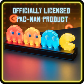 Paladone Pac-Man Ghosts Light in living room setup.