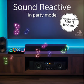 Paladone PlayStation Icons Light, dynamic phasing, creates moving color effects for an immersive setup.