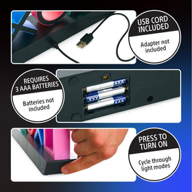 Paladone PlayStation Icons Light, USB-powered, easy to place on any desk.