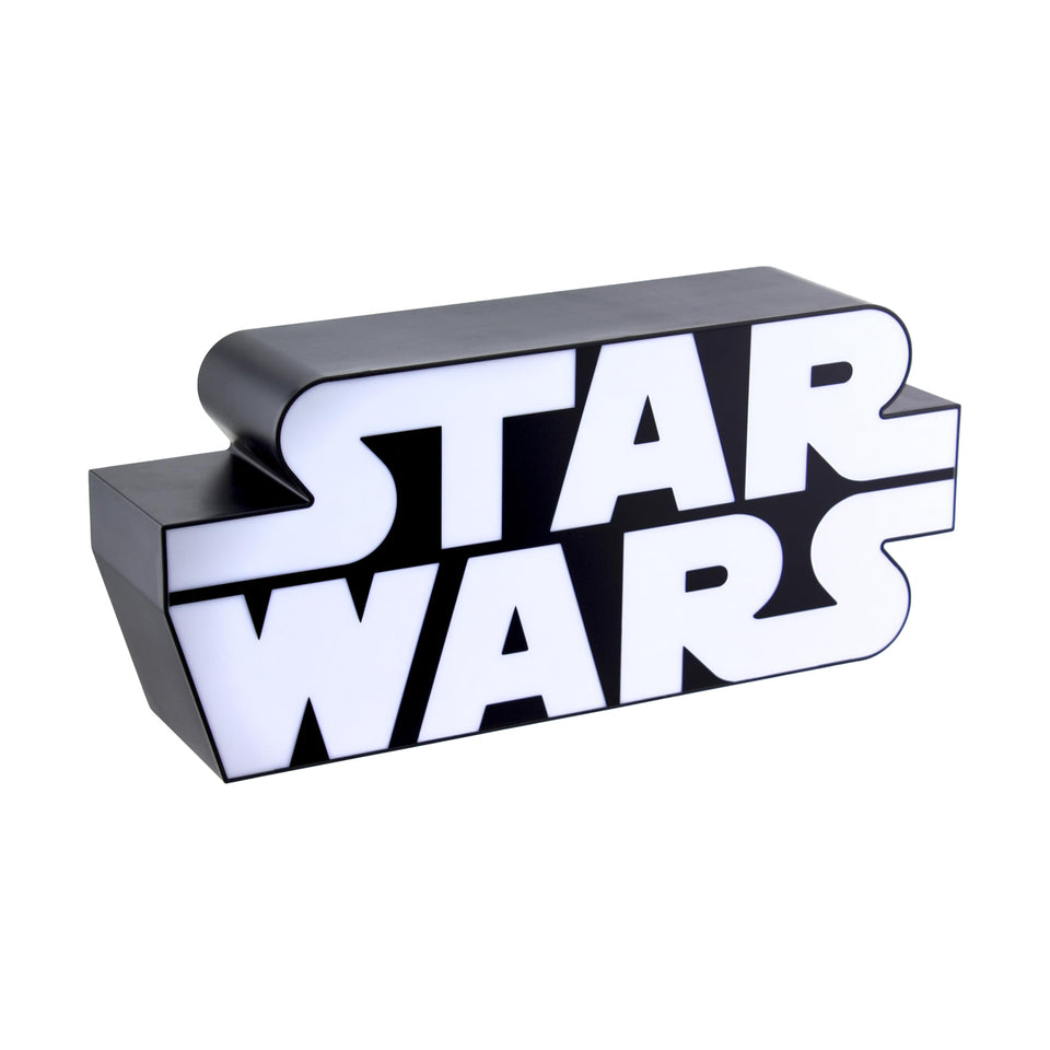 Paladone Star Wars Logo Light wall-mount design glows with two modes for ambient room lighting.