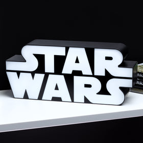 Paladone Star Wars Logo Light 28.5 cm width creates a bold centerpiece on mantle or shelf.
