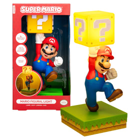 Paladone Super Mario Diorama Light 35cm on display evokes retro gaming vibes and colorful lighting