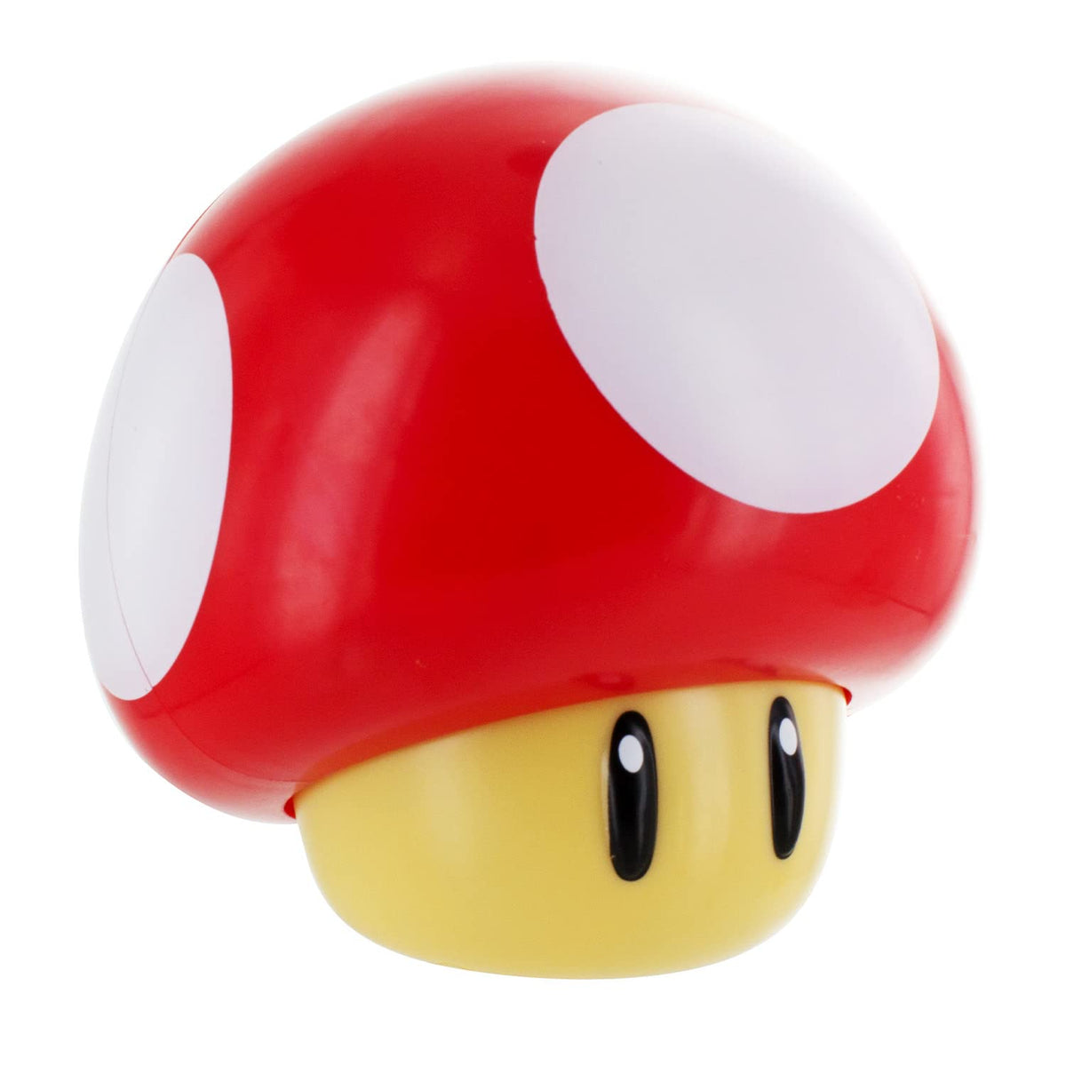 Paladone Super Mario Mushroom Light with level-up sound enhances desk ambience.