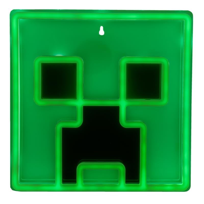 Paladone USB-powered Creeper light, easy placement anywhere.