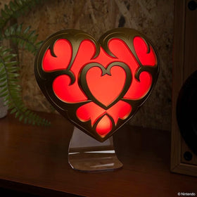 Paladone Zelda Heart Container Light close-up 3D design detail
