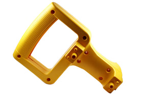 Palart miter-saw-handle-halves-assembly-diagram demonstrates easy two-piece replacement process for DIY projects.