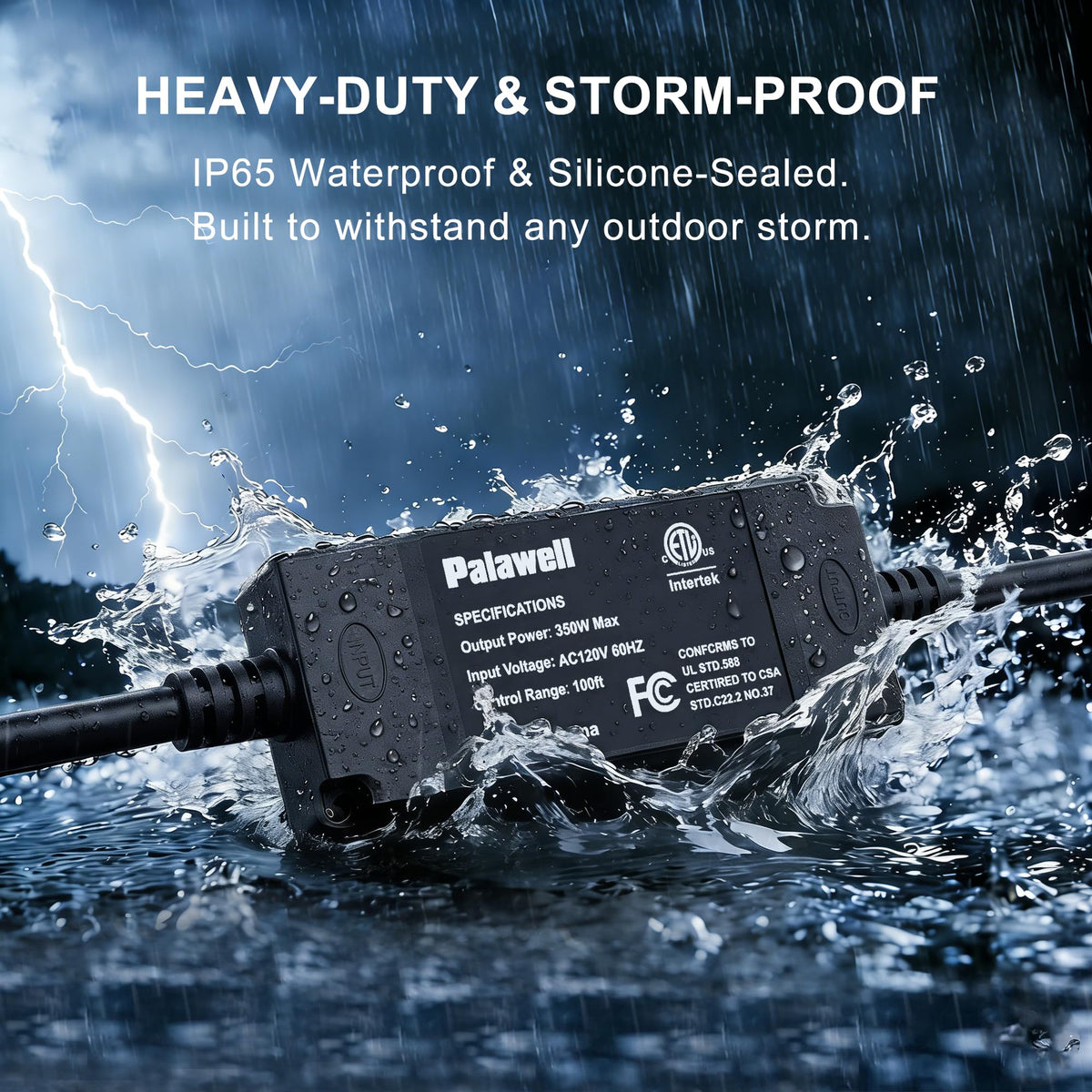Palawell built-in timer dimmer offers 2, 4, 6, or 8 hour auto-off