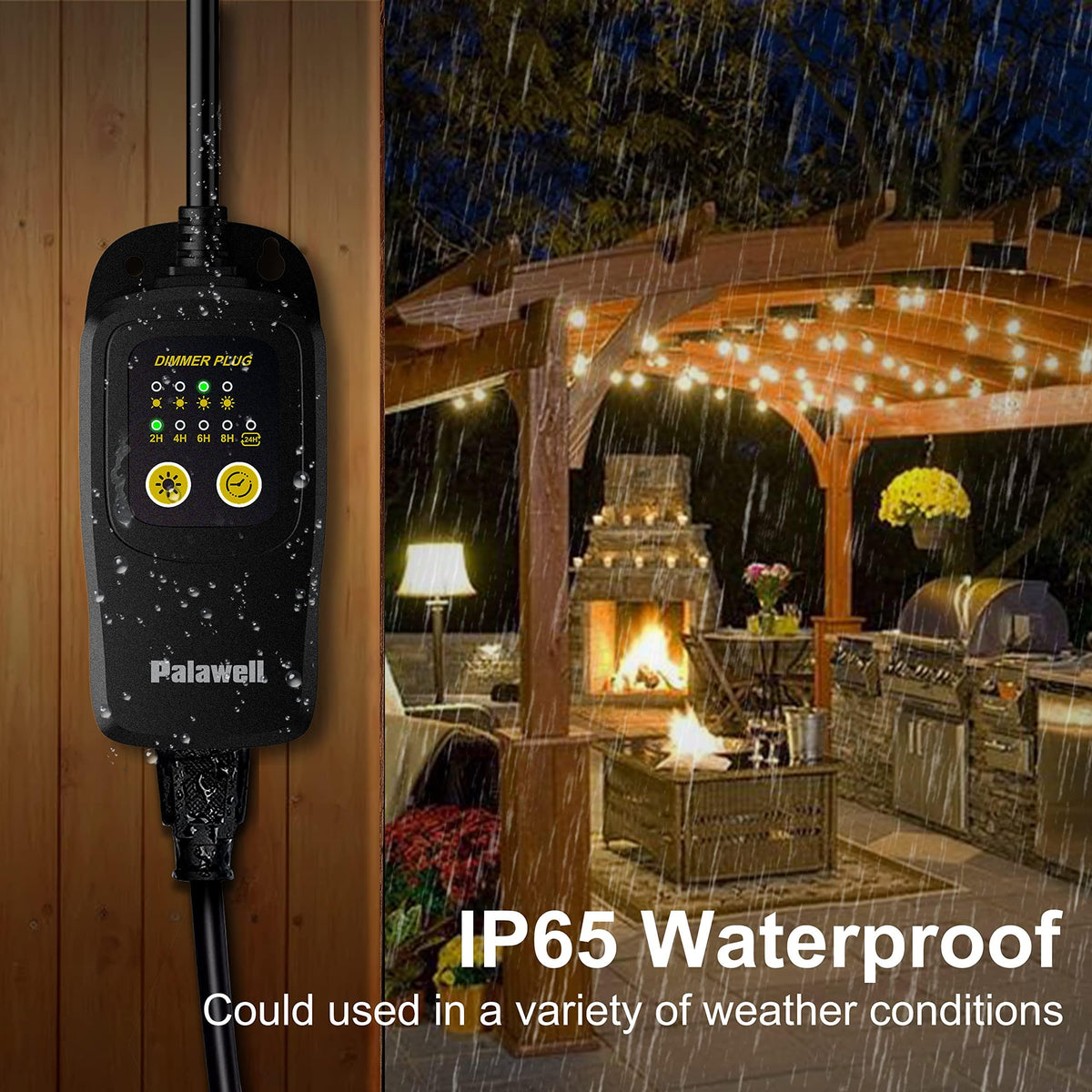 Palawell 3-pin construction offers reliable grounding for heavy-duty setups.