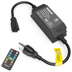 Palawell outdoor dimmer with remote control for string lights on patio