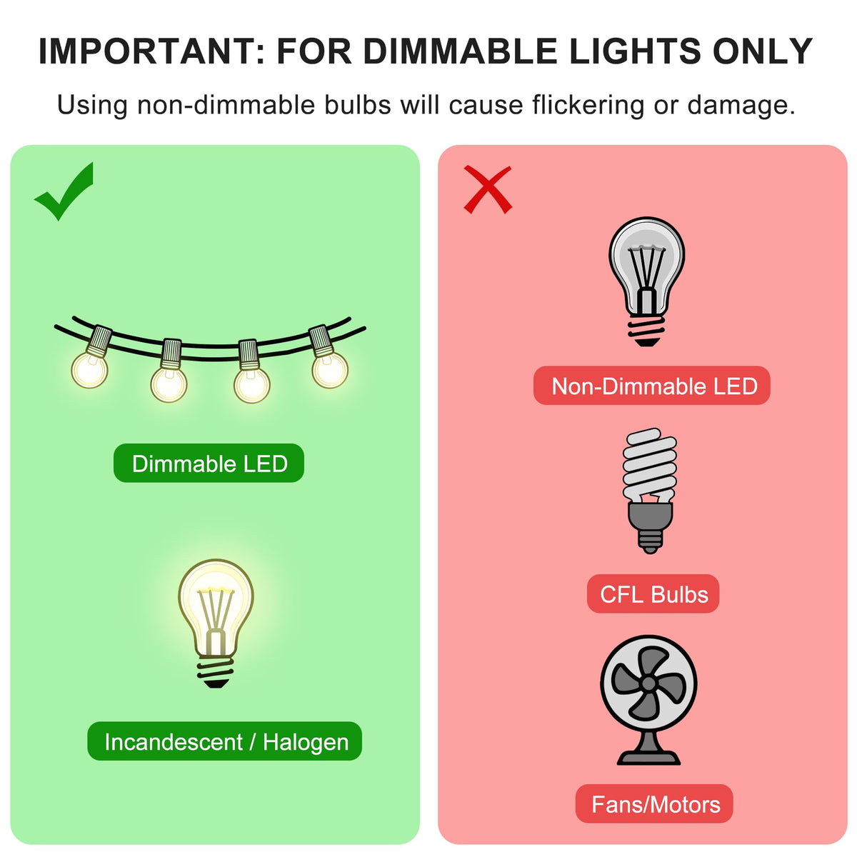 Palawell durable, heavy-duty cord for year-round outdoor lighting