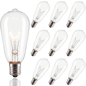 Pallerina Edison bulbs ST40 7W for warm, inviting lighting