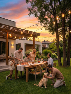 Pallerina waterproof and rust-resistant Edison bulbs withstand outdoor weather