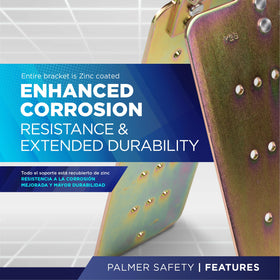Palmer Safety ANSI Z359.18-2017 compliant roof anchor for standards-aligned work.