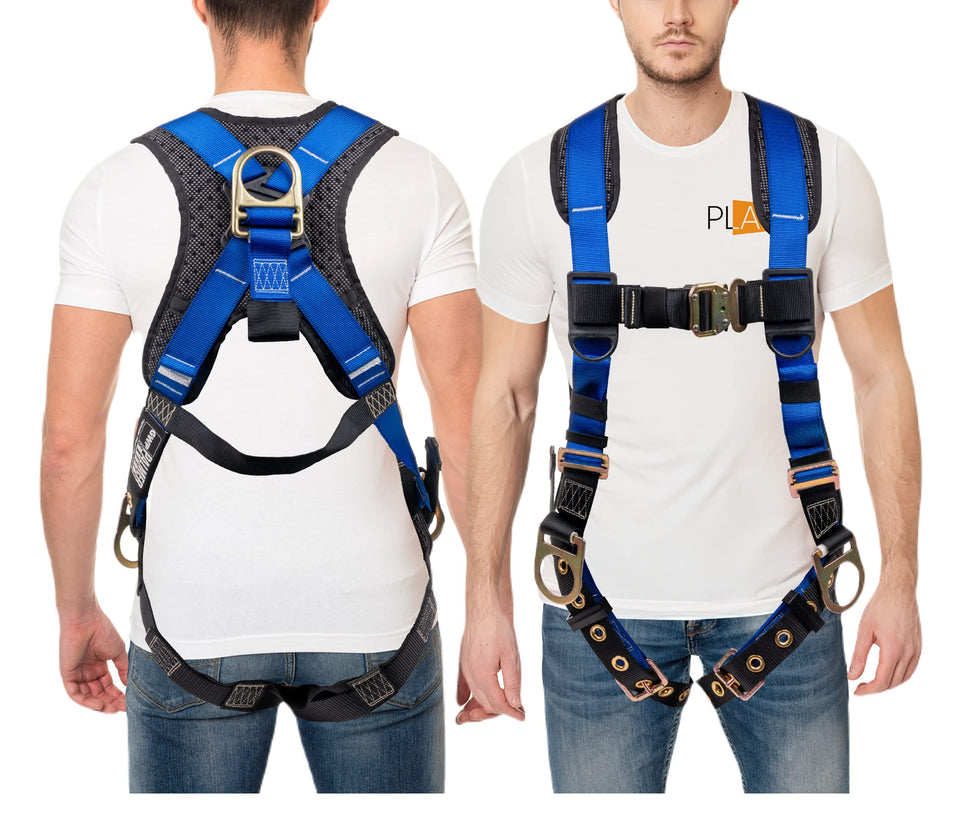 Palmer Safety ATERET harness with dorsal D-ring ready for fall protection.