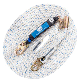 Palmer Safety vertical lifeline kit close-up showing robust rope system for fall protection.