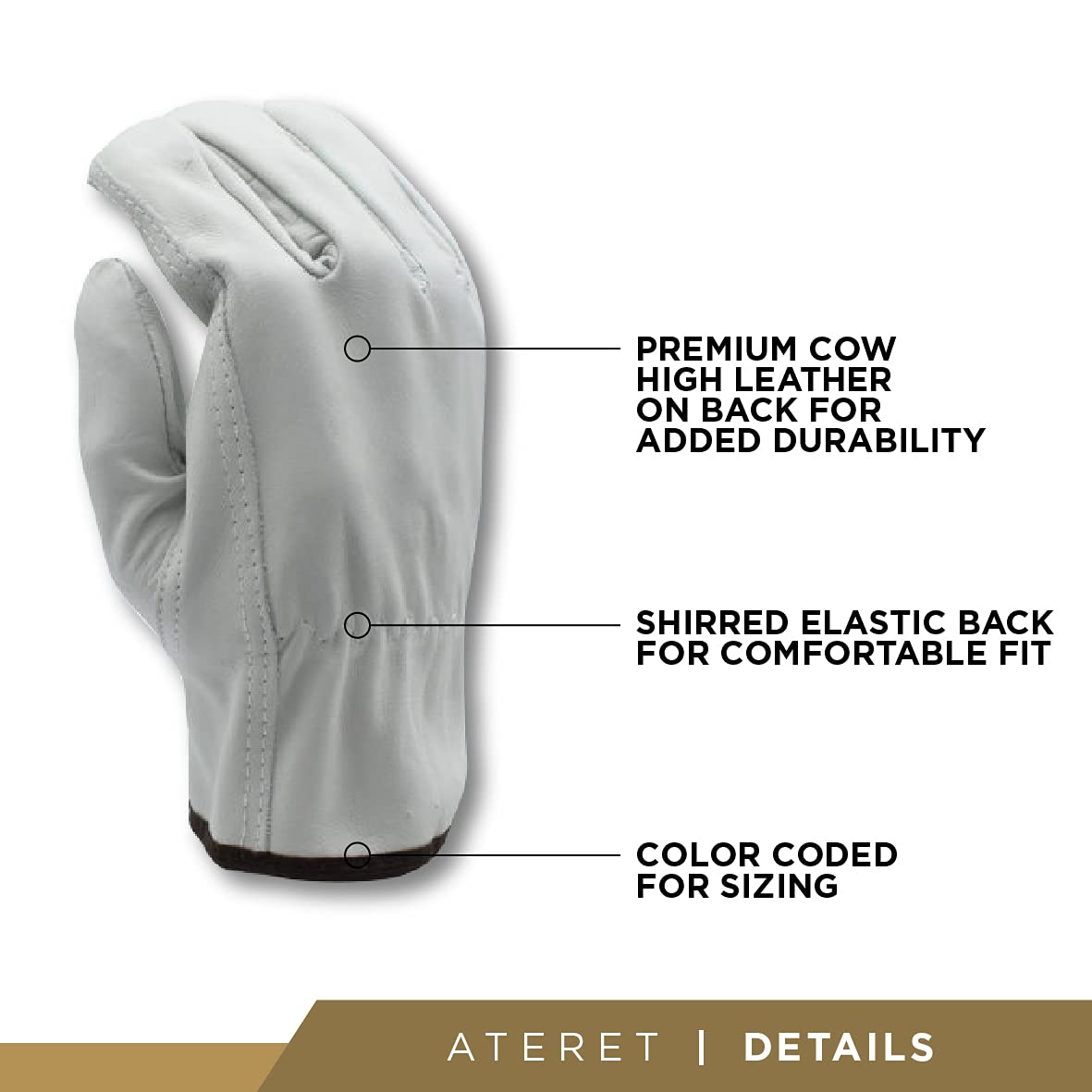 Palmer Safety keystone thumb design close-up enhances precision and maneuverability