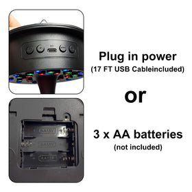 Palujorty motor with adjustable rotation speed for versatile effects.