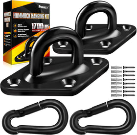 PAMAZY pad eye hooks offer strong, rust-resistant support for outdoor hammocks