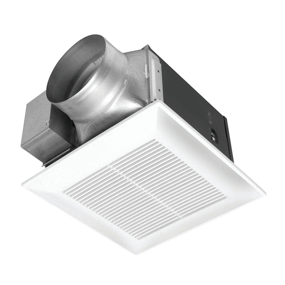 Panasonic WhisperCeiling FV-40VQ4 bathroom exhaust fan delivering quiet 390 CFM ventilation