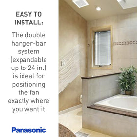 Detachable adapters simplify wiring and service access on Panasonic WhisperCeiling