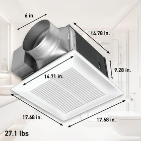 FV-40VQ4 with adjustable mounting bracket for flexible ceiling installation by Panasonic