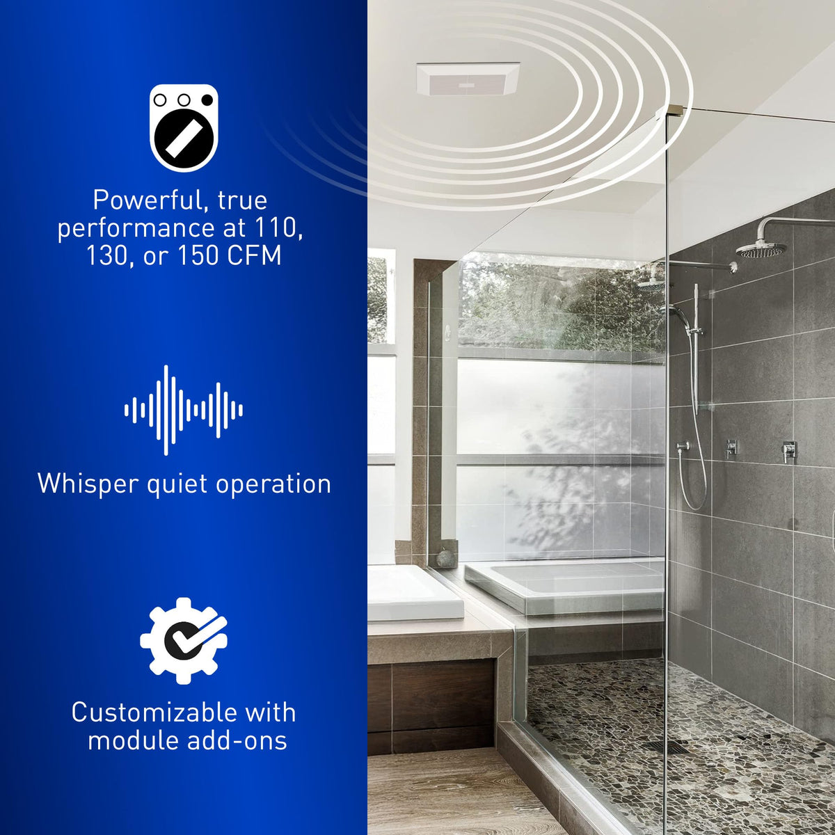 Panasonic WhisperGreen Select condensation sensor helps humidity-aware operation