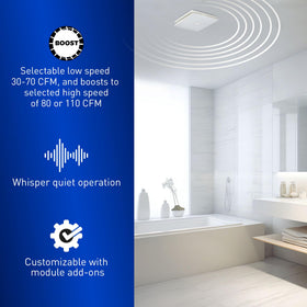 Panasonic WhisperGreen Select ENERGY STAR certified for efficient ventilation
