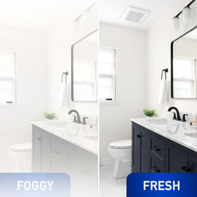 Panasonic WhisperValue FV-0510VSC1 slim-mount design for easy ceiling or wall installation.