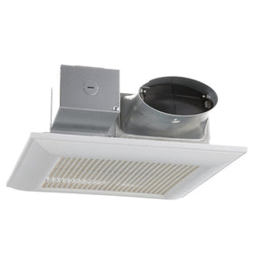 Panasonic WhisperValue FV-0810VSS1 front view highlighting a compact profile for discreet ventilation.