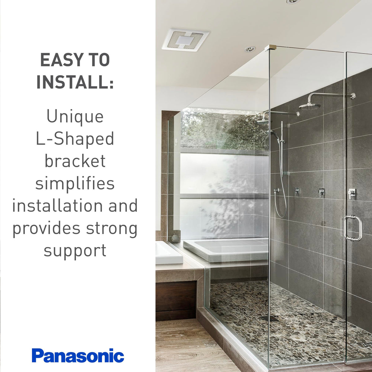 Panasonic WhisperValue yields quiet, reliable bathroom airflow