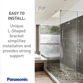 Panasonic WhisperValue yields quiet, reliable bathroom airflow
