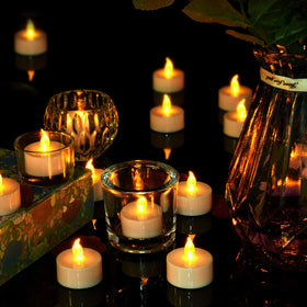 Pandaing long-life tea light delivers 100+ hours of glow.